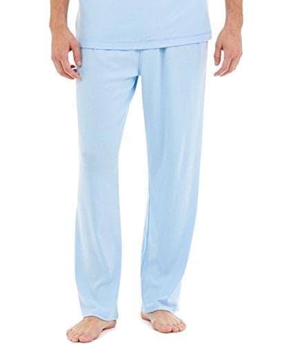 Nautica Mens Soft Knit Sleep Lounge-Pant Pajama Bottom, Noon Blue, Medium US