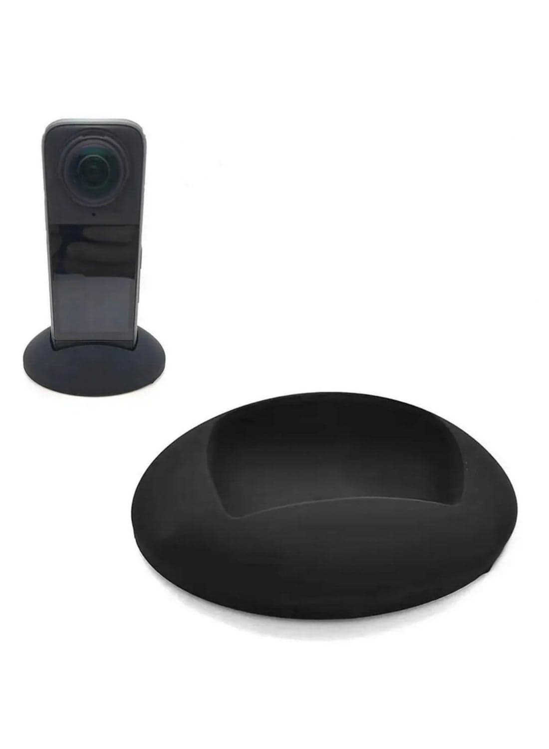 1pcs Silicone Car Base For Insta360 X4 Action Camera Base Holder Car Mount Bracket Base Action Camera Accessories