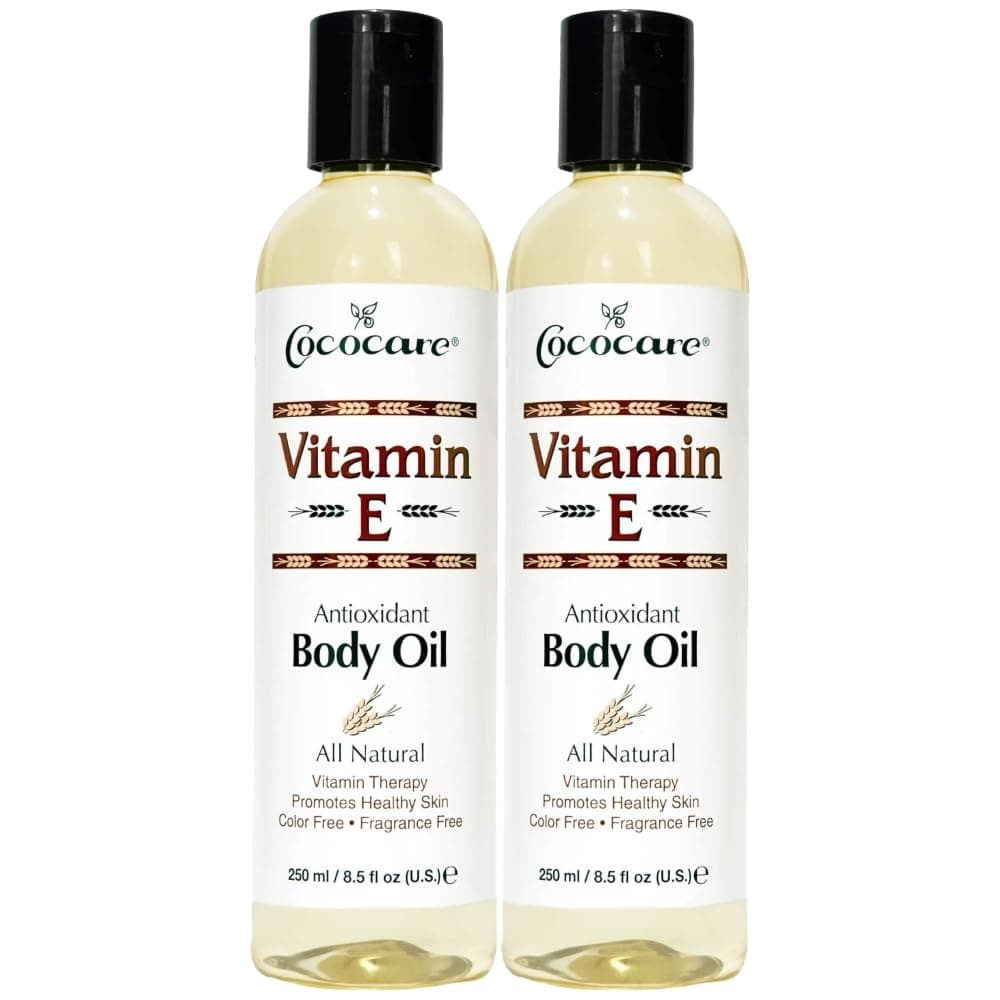 Cococare Natural Vitamin E Antioxidant Body Oil Vitamin Therapy for All Skin Types 85 fl oz Pack of 2