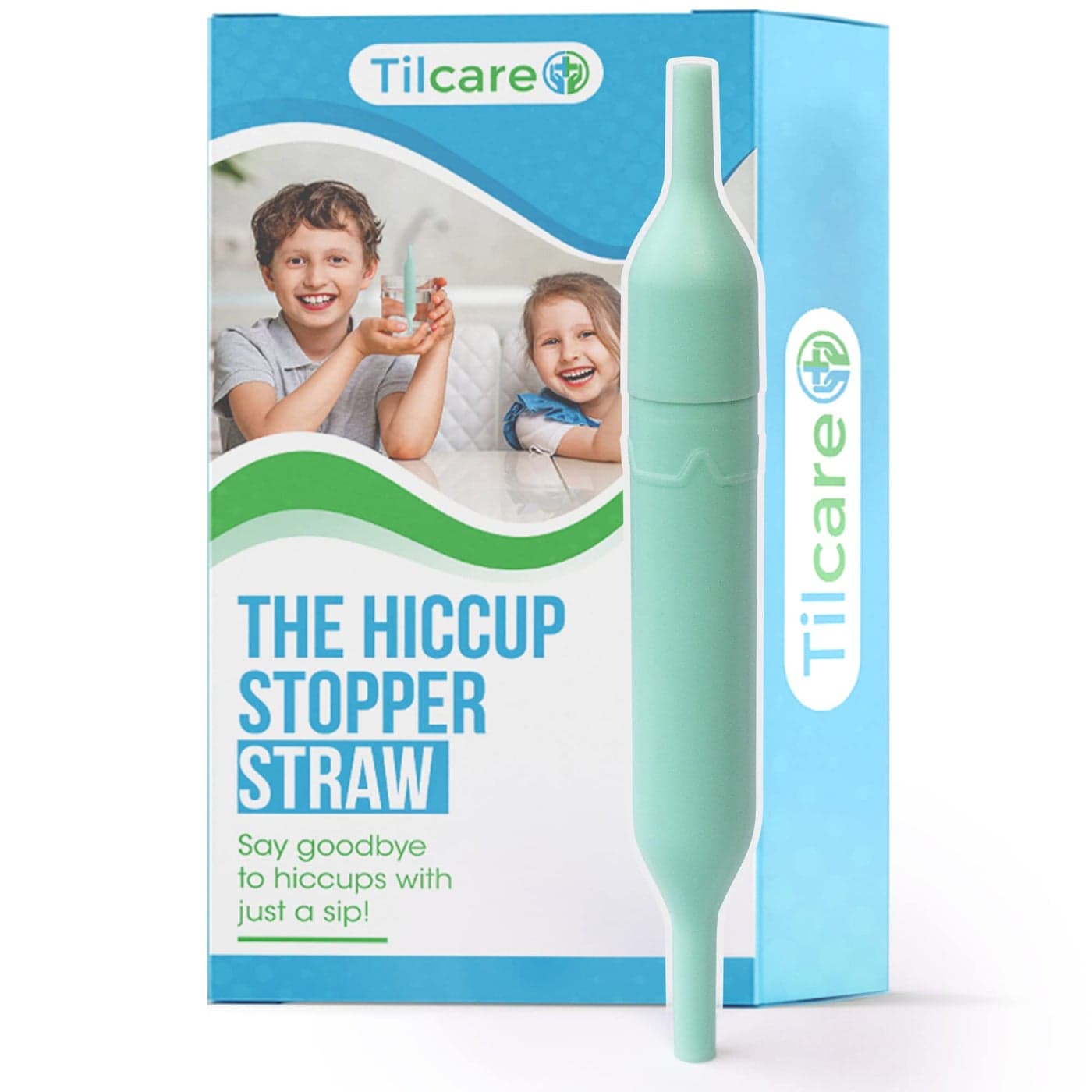 Hiccup Straw by Tilcare Natural Remedy for Hiccups in Children and Adults FoodGrade AntiHiccup Device for at Home and Travel