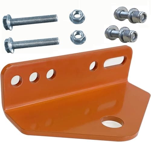 Universal Zero Turn Mower Trailer Hitch - Heavy Duty Steel Lawn Trailer Hitch Mount (3"-5"), Golf Cart Hitch Tow Hitch Mounting Hardware Included