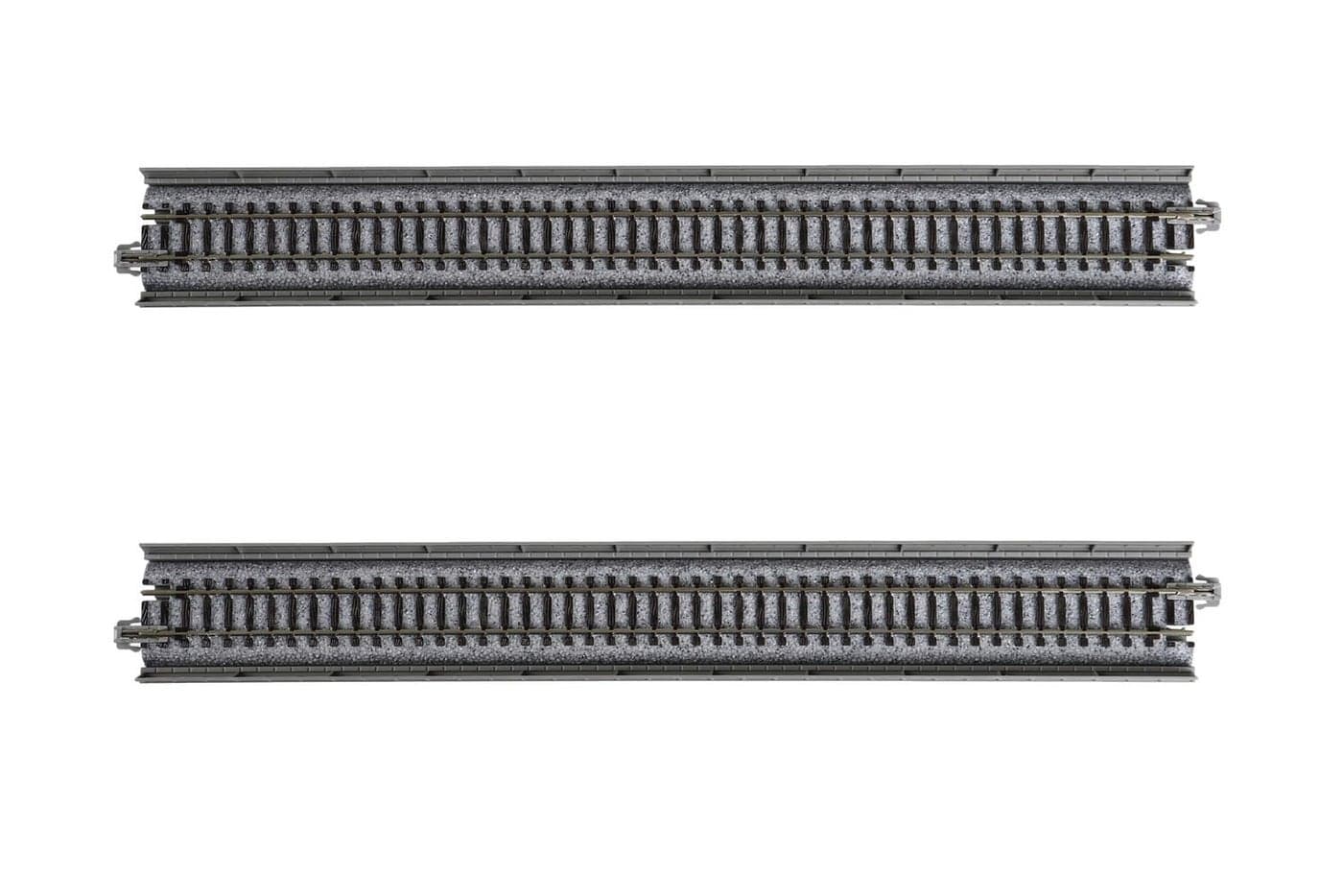 Kato 20-400 N 248mm (9 3/4") Single Track Straight Viaduct Track (2) UniTrack