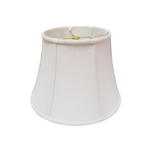 Royal Designs Modified Bell Lamp Shade - White - 10 x 16 x 12.5