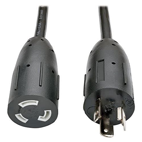 TRIPP LITE P046-006-LL 6' Heavy Duty Power Extension Cord Adapter 20A, 12AWG, 6',Black