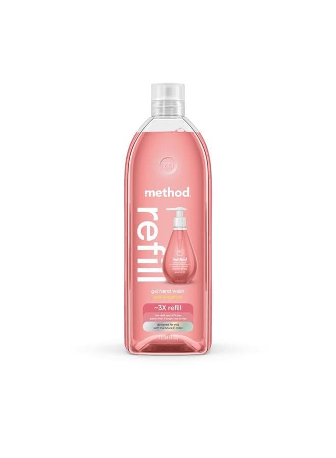 Gel Hand Soap, Refill, Pink Grapefruit, 34 Ounce, 1 pack (Packaging May Vary)