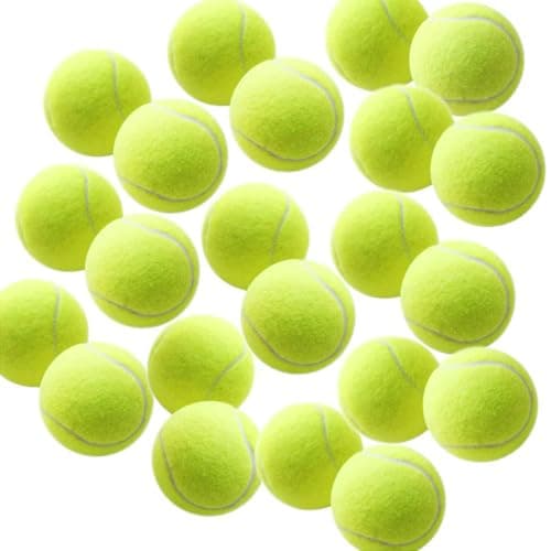 Swity Home Tennis Balls 12 Pack Tennis Training Balls for Adults Kids Lessons Practice or Playing with Pet Regular Color