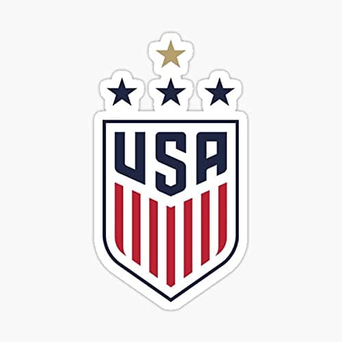 decal Pack of 6 2 Inch Sticker Set USWNT US Womens National Soccer Team Sticker Journaling Scrapbooking Diary Planner Album Notebook Card Laptop Waterbottle DIY Arts and Crafts