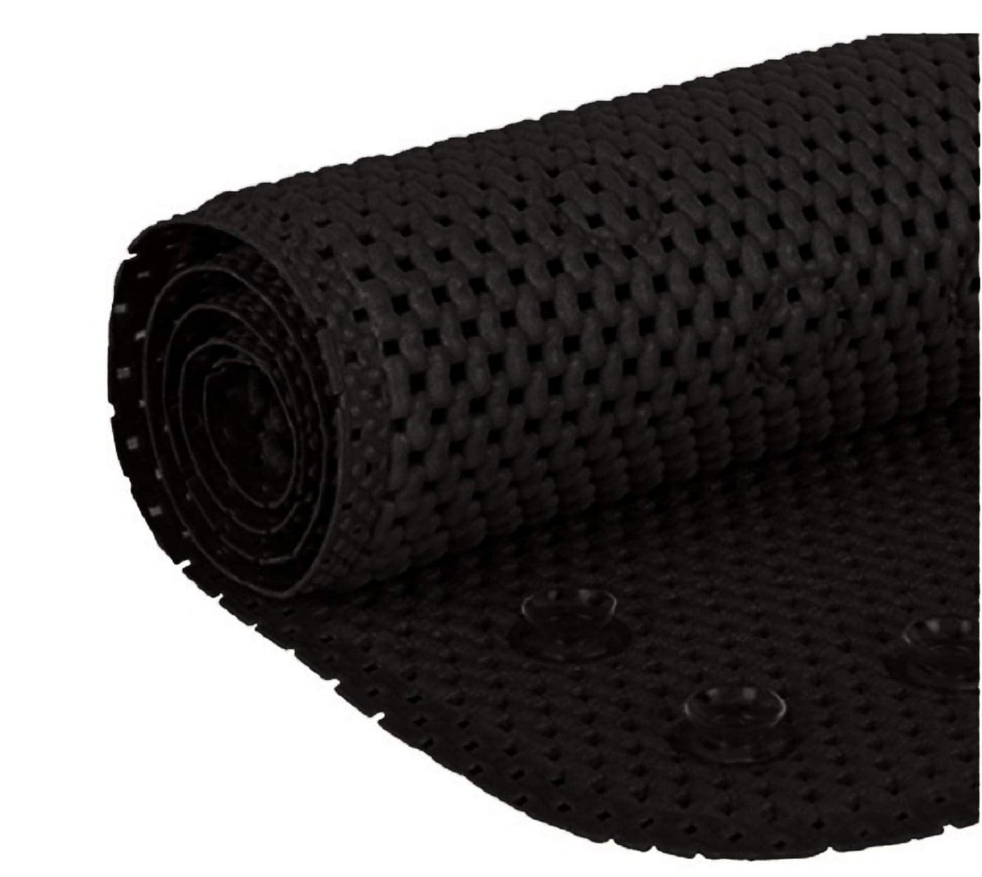 Deluxe Bathtub Mat Non Slip Soft Foam Bath Mats for Bathroom Tub Bathtub Mat with Drain Holes Suction Cups 36 X 17 Black