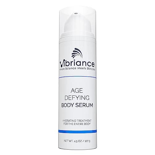Vibriance Age Defying Body Serum 45 fl oz Anti Aging and Ultra Hydrating Infused with Hyaluronic Acid FastAbsorbing Crepey Skin Corrector for Wrinkles Dryness