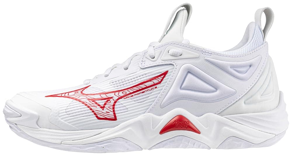 Mizuno Wave Momentum 3 Womens Volleyball Shoe WhiteRed 105
