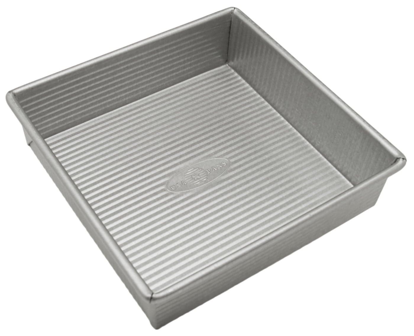 USA Pan Bakeware Nonstick Square Cake Pan 8 Inch Aluminized Steel