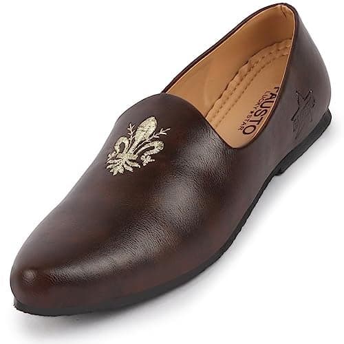 Fausto Men's Brown Jutis FST 3628-43