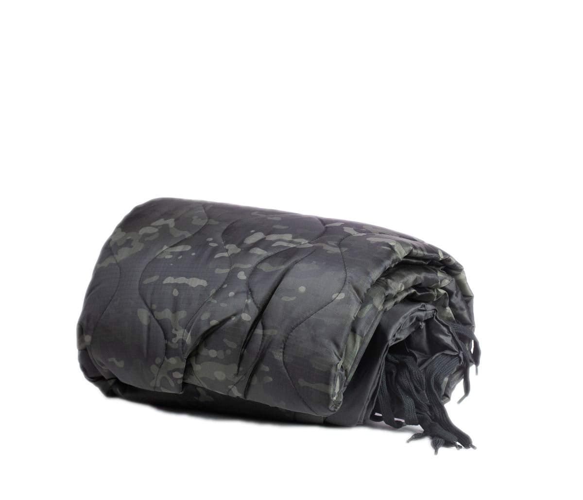 Farm Blue Black Camo Camping Military Blanket Tactical Woobie Blanket Poncho Liner Lightweight Multifunctional All Weather Blankets Camping Gear Backpacking and Other Outdoor Activities