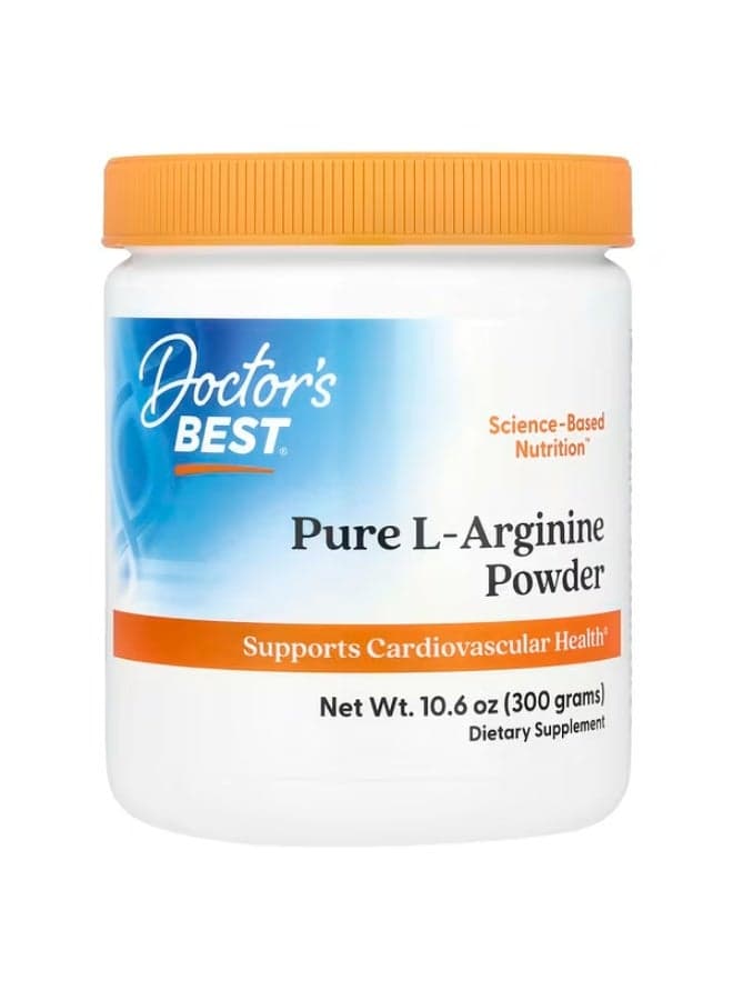 Doctor's Best, Pure L-Arginine Powder, 10.6 oz (300 g)