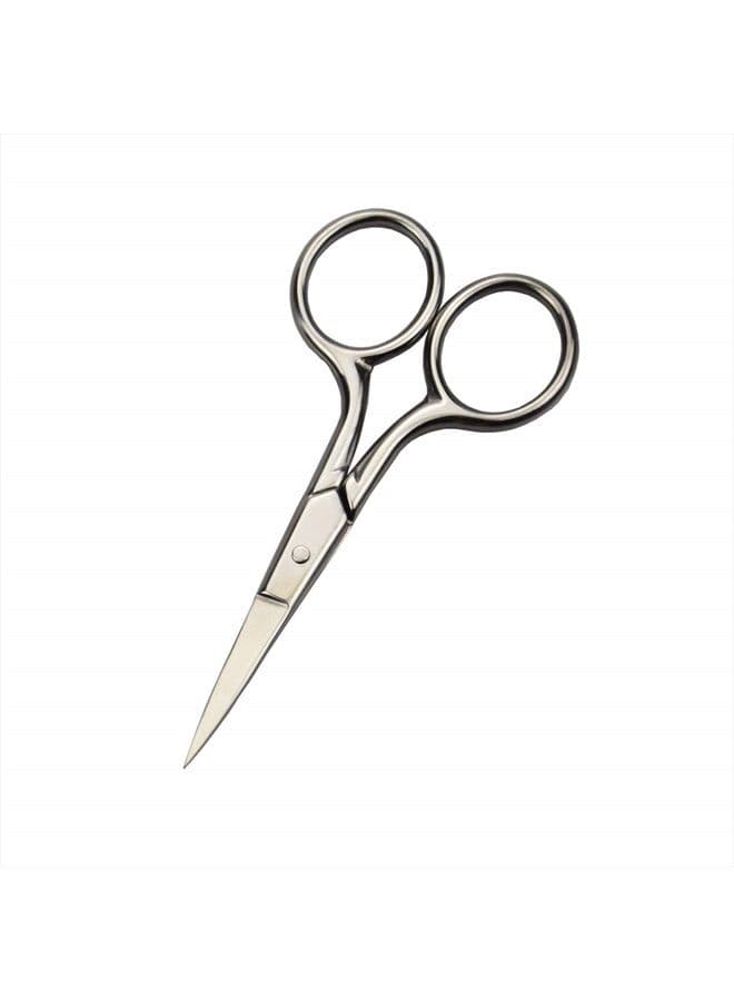 Professional Grooming Scissors for Personal Care Facial Hair Removal and Ear Nose Eyebrow Trimming Stainless Steel Fine Straight Tip Scissors Men
