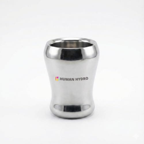 Human Hydro Stainless Steel Mugs – Set of 6 (240 ml Each) | Tea Cups for Family | Rust-Free Coffee Mugs, Spill-Proof Rim, Durable & Hygienic