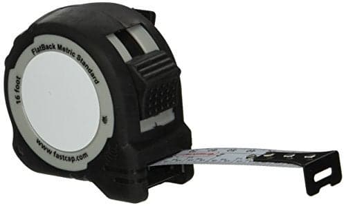 FastCap ProCarpenter Metric/Standard Measuring Tape - Ideal for Professionals, Amateurs and Home Improvement - with Lever Action Belt Clip and Dual Locking System - 16' - 98048