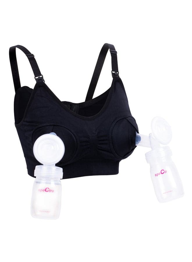 Pumping / Nursing Bra, Medium - Black