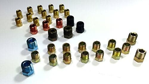 The Stop Shop SAE Brake Line Fitting Kit for Inverted Flares on 316 and 14 Tube