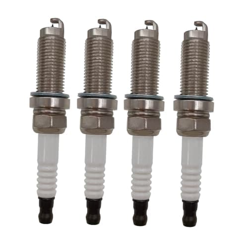 4Pcs Iridium Spark Plug 12290-6A0-A01,Compatible With Honda Accord 10th 2018-2021 1.5T Acura RDX 2.0T, Automotive Spark Plugs Replacement 12290-6A0-A01 92411 DILKAR8P8SY Ignition Parts