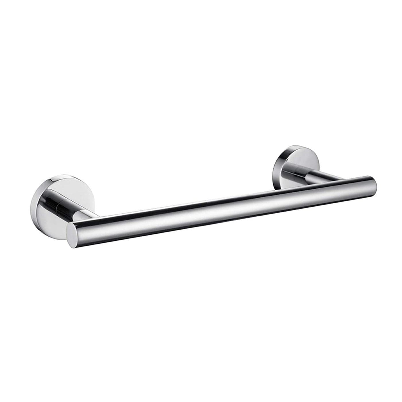 Nolimas Polished Chrome Bath Towel Bar Single Bars Towel Rack Rod Classic Wall Mounted Stainless Steel Bathroom Towel Bar Toilet Kitchen Towel Shelf Single Layer9inch