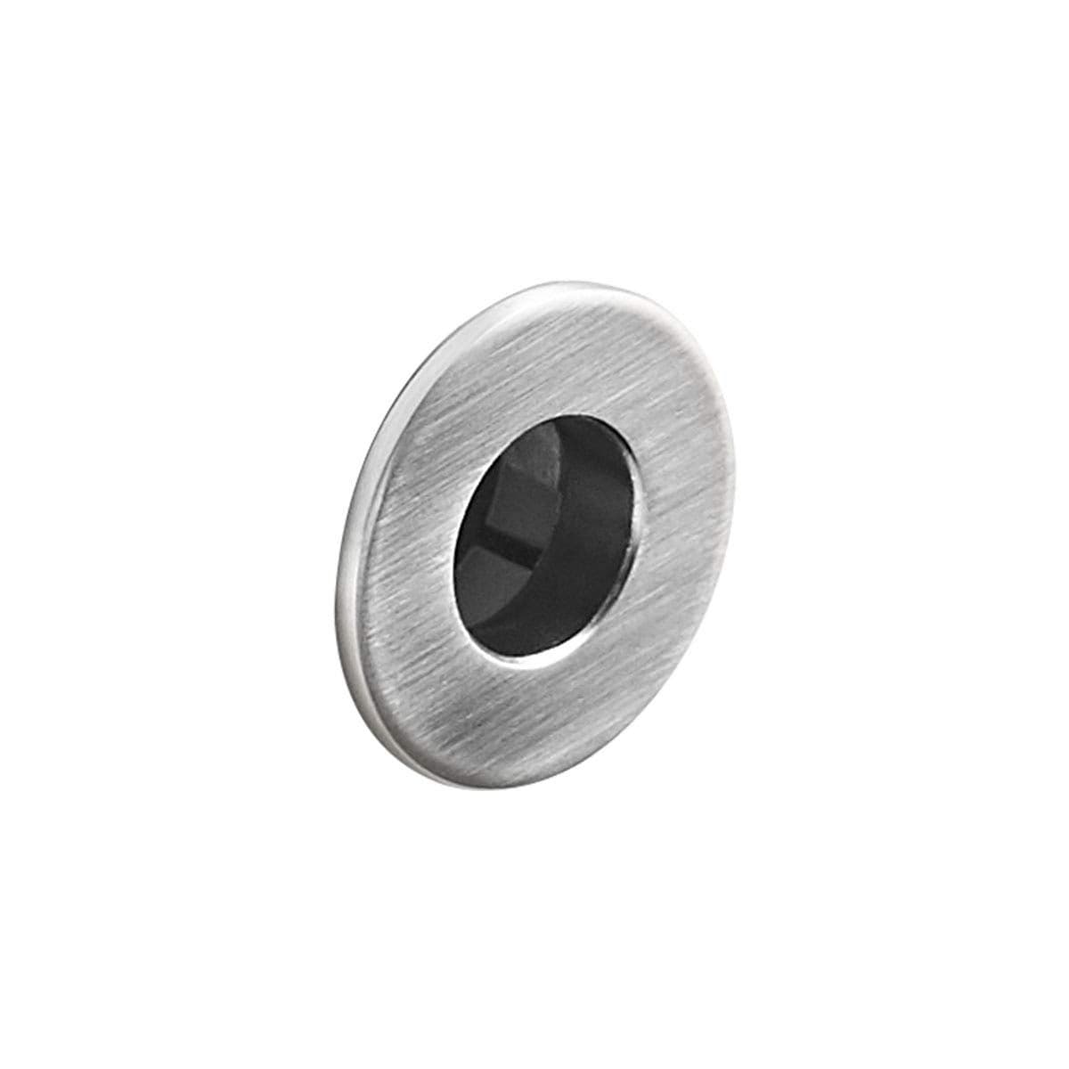 Greenspring Sink Basin Trim Overflow Cover Brass Insert In Hole Round Caps Brushed Nickel