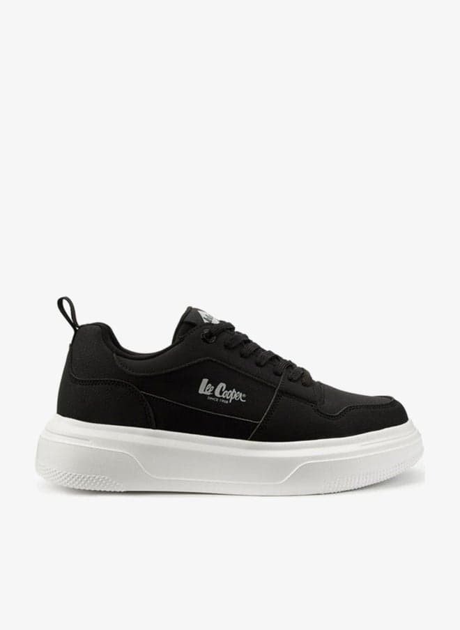 Men'S Panelled Lace-Up Ortholite Sneakers With Pull Tab