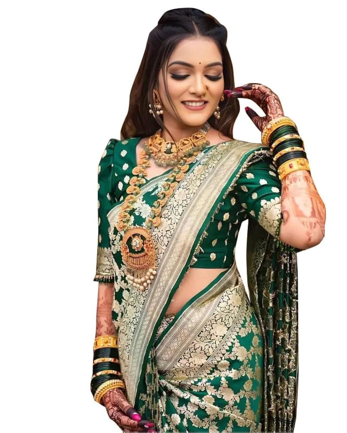 Avantika Fashion Women's Kanjivaram Soft Pure Silk Banarasi Sarees With Blouse Piece