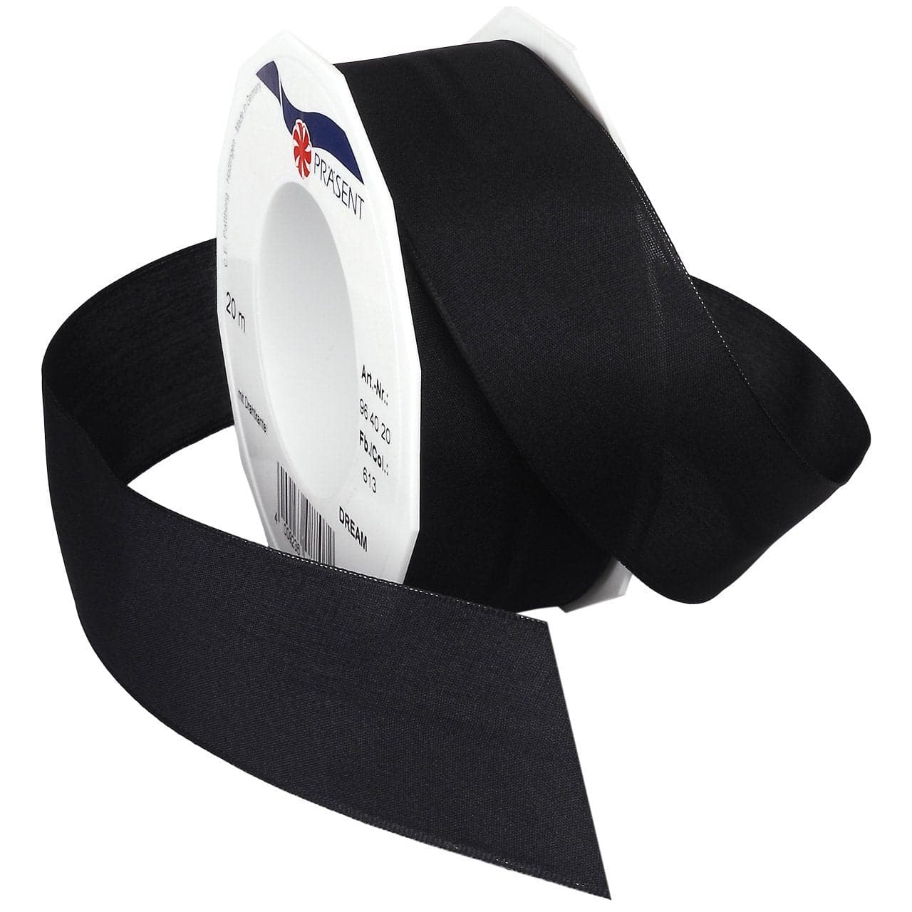 Morex Ribbon Dream Wired Taffeta Spool Silky Smooth Crafts and Dcor Bows Making Gift Wrapping Wedding and Holidays 112Inch by 22Yard Carbon Black