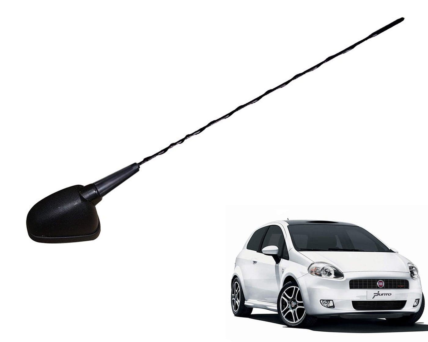 WolkomHome Car OE Audio FM/AM Roof Antenna for Fiat Punto