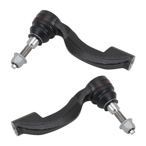 TRQ Front Outer Tie Rod Driver and Passenger Side Compatible with 2013-2019 Cadillac ATS 2014-2019 Cadillac CTS