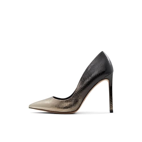 ALDO Women's Lala Pump, Black/Gold Multi, 11