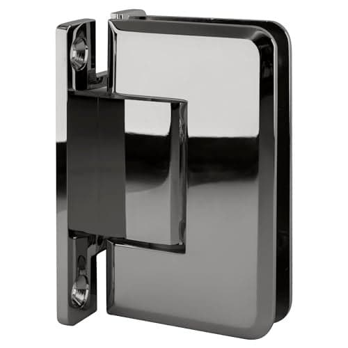 C.R. LAURENCE P1N037CH CRL Polished Chrome Pinnacle 037 Series Wall Mount Full Back Plate Standard Hinge