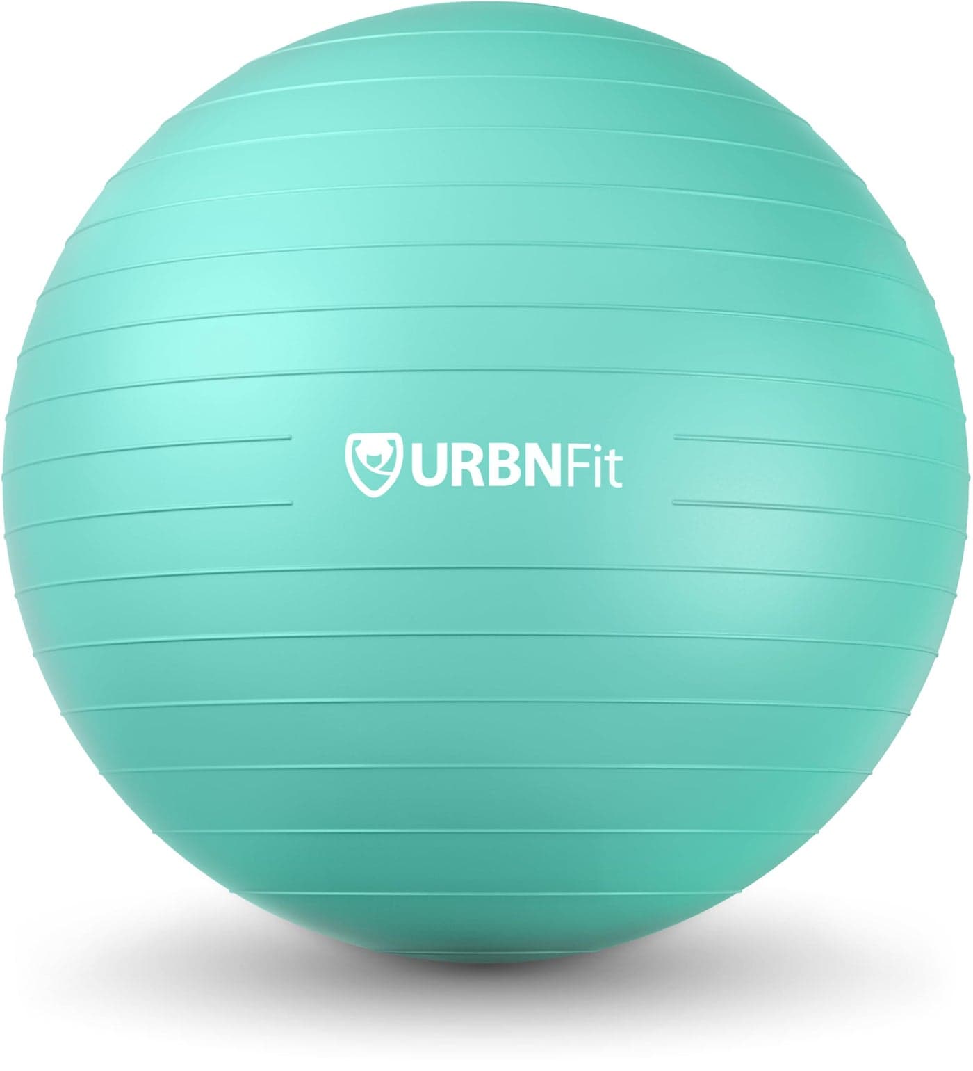 URBNFit Exercise Ball - Yoga Ball in Multiple Sizes for Yoga, Pilates, Pregnancy, Stability - Anti-Burst Swiss Balance Ball w/Quick Pump – Office Ball Chair for Home and Gym – 30 Inch - Teal