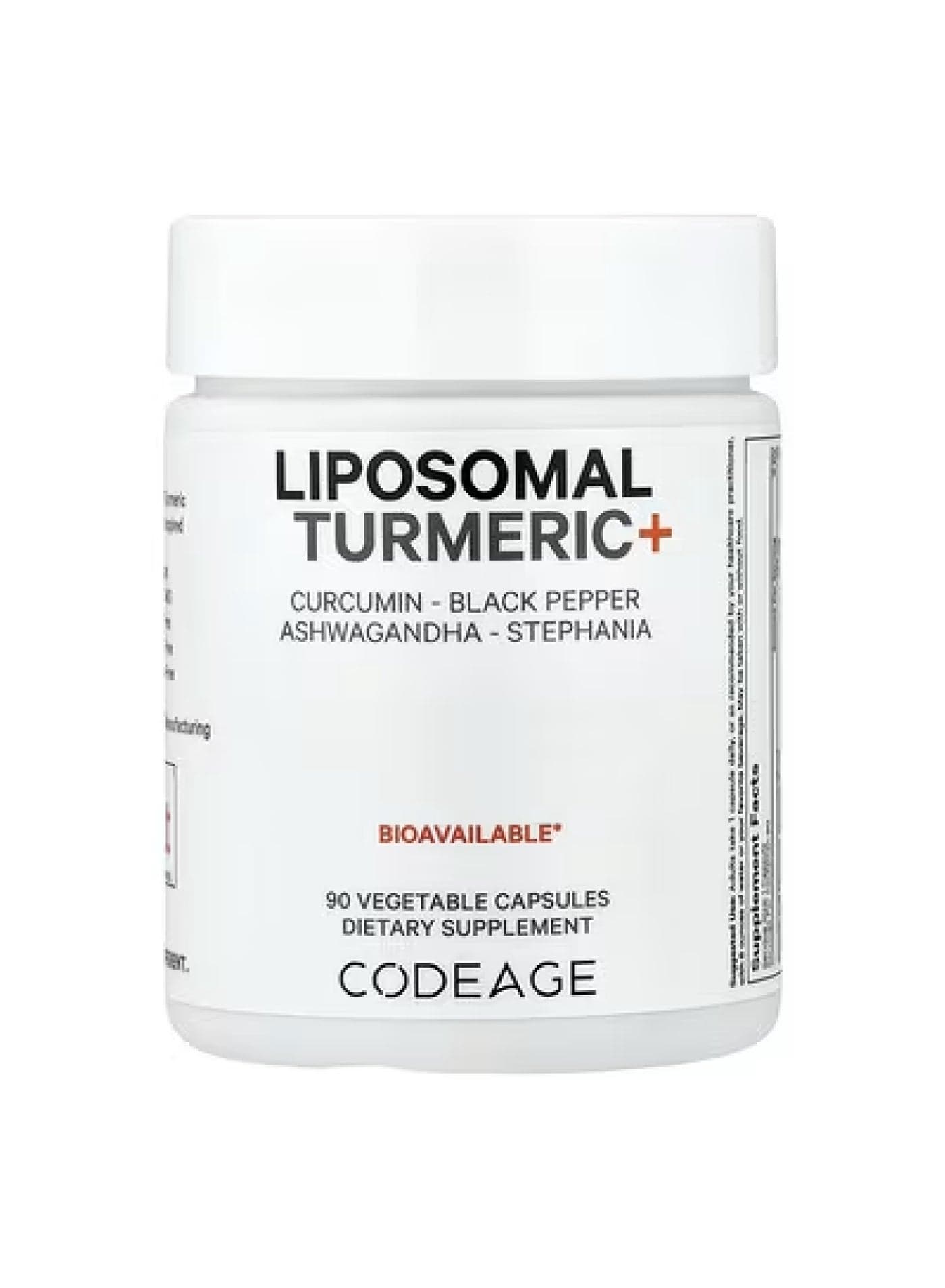 Liposomal Turmeric+, 90 Vegetable Capsules