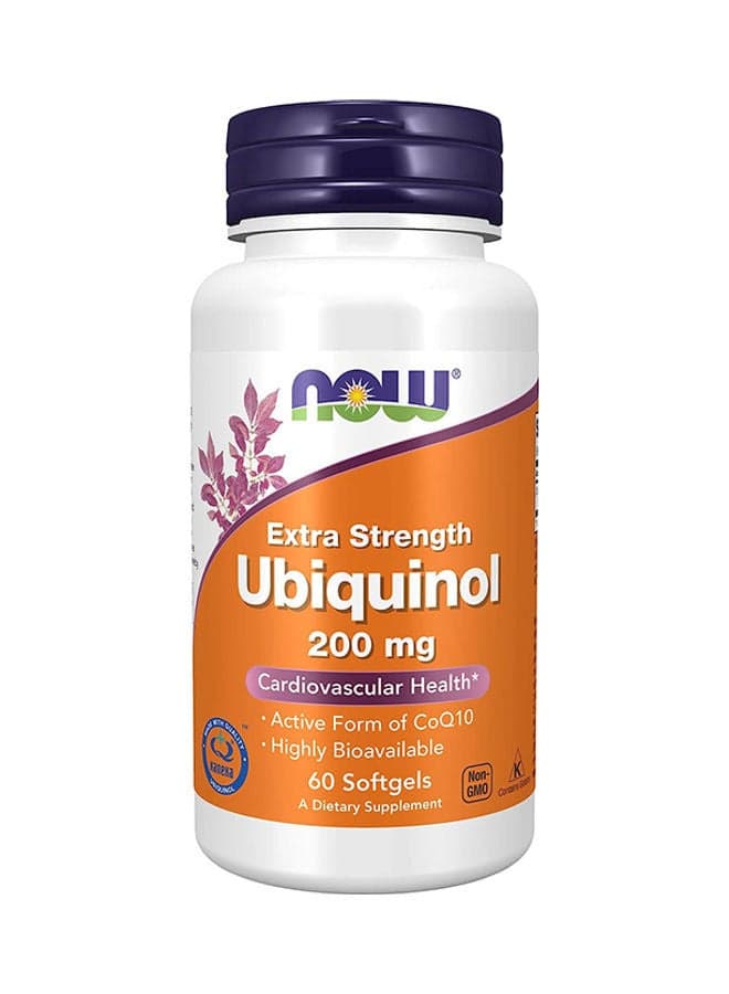 Ubiquinol 200Mg Extra Strength 60 Softgels