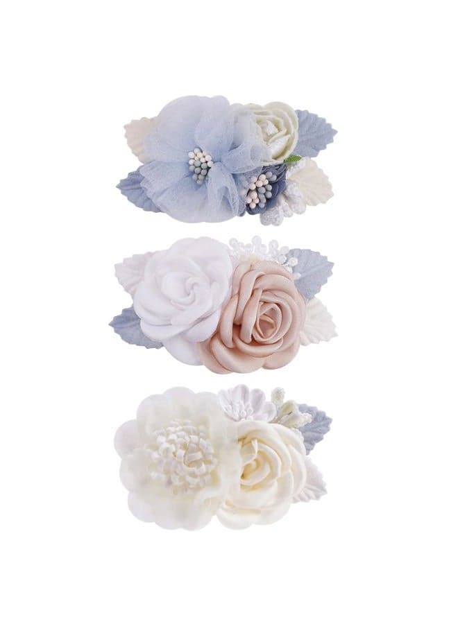 Flower Hair Clip BFNAAgirl Baby Girl Hair Bows Hair Accessories Alligator Clips for Infants Toddlers Gift (one size, flower8265)