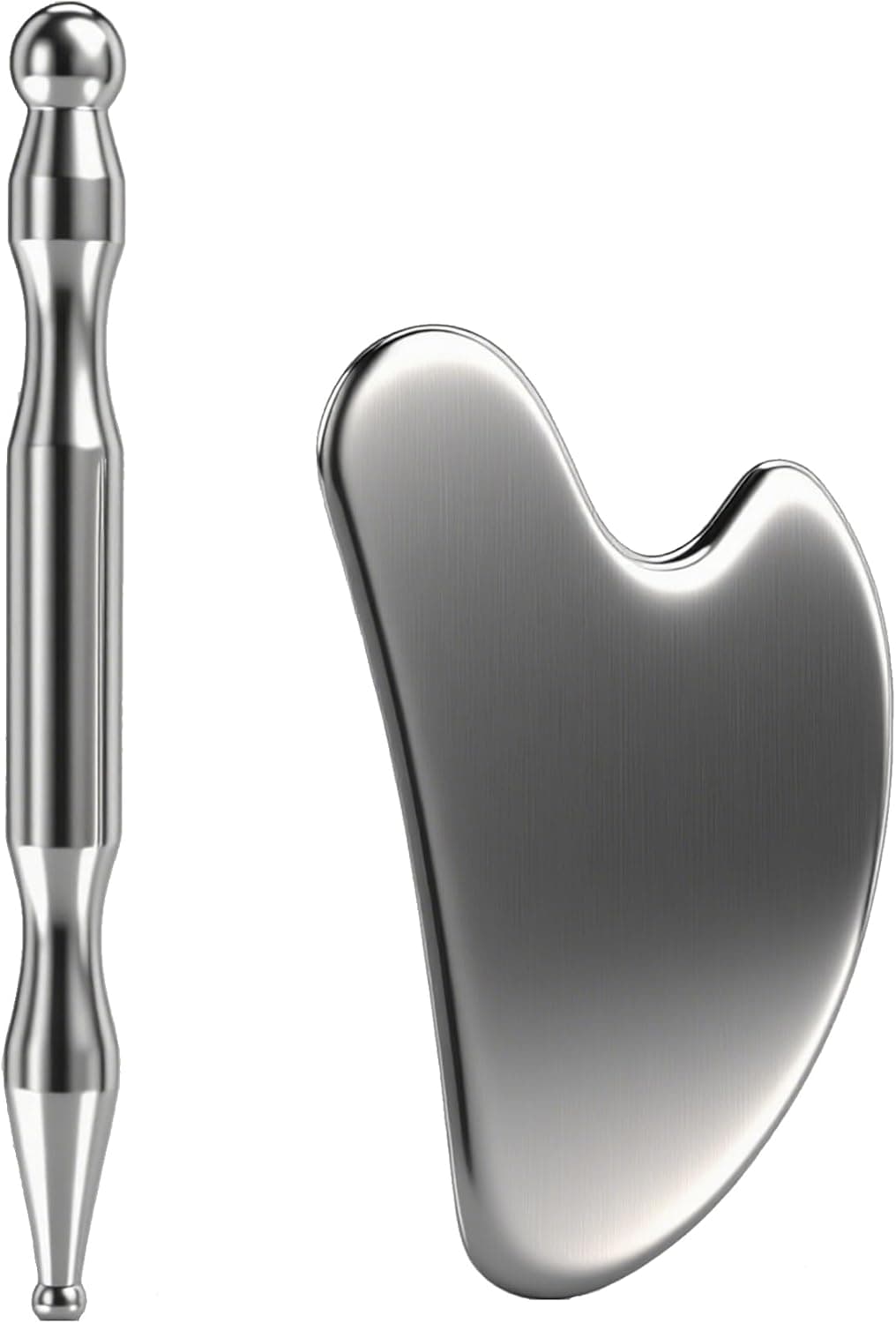 Stainless Steel Gua Sha and Acupuncture Pen Trigger Point Massager Tool Deep Tissue Acupuncture for Muscle Tension and Pain Relief Full Body Use Reflexology Tools