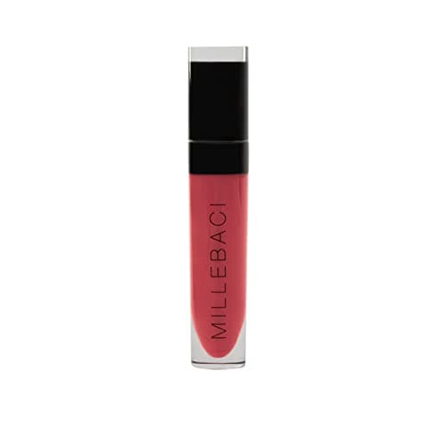 Nouba Millebaci Long Lasting Liquid Lipstick Pink Lustrous Moisturizing Creamy Formula with Vitamin E Intense Color Pigment High Impact Makeup Lip Cream Color Stick Balm For Women Color 20