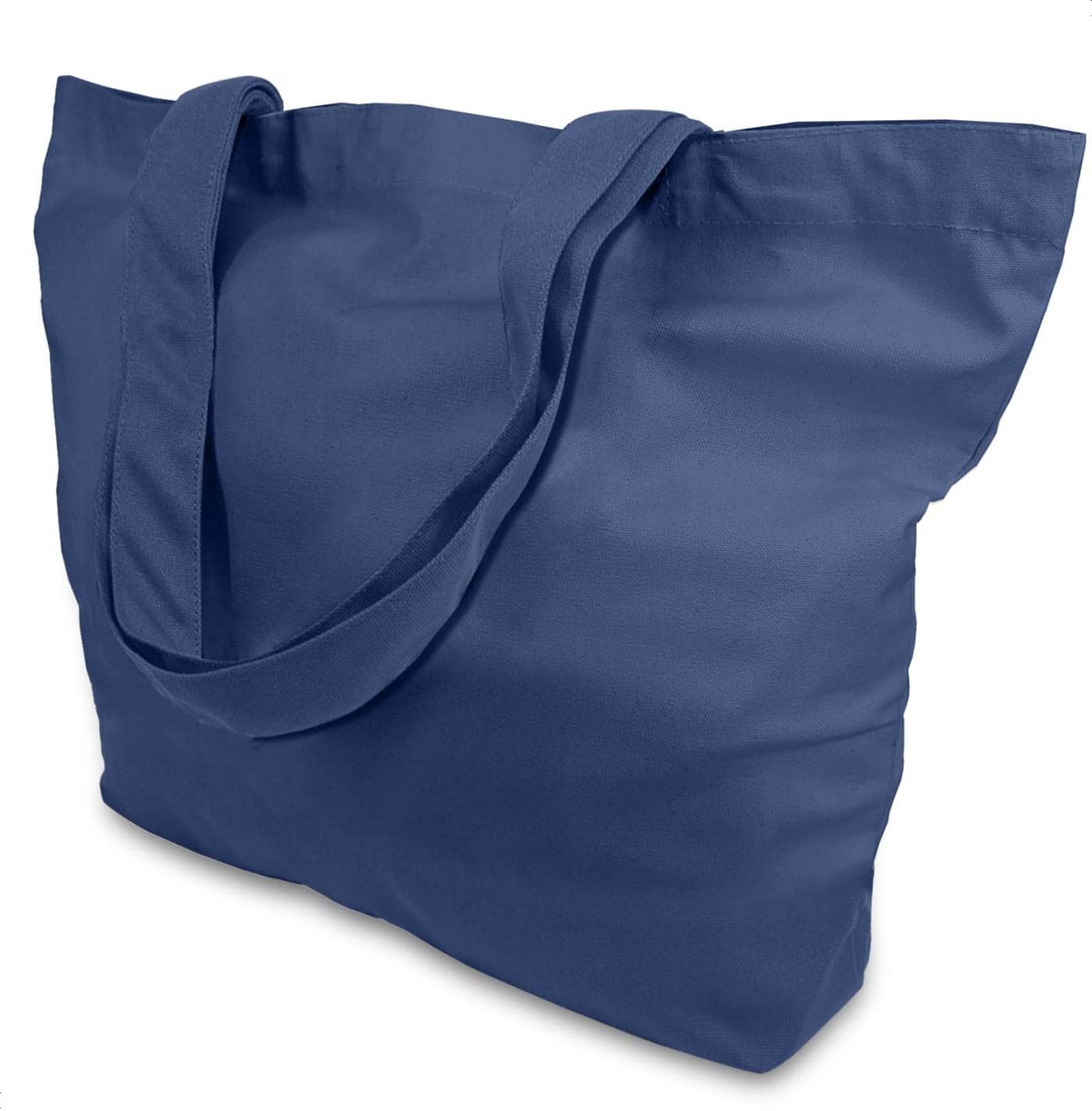TOPDesign 1Pack Super Strong Large 12oz Cotton Canvas Tote Bag Reusable Grocery Shopping Cloth Bag Fashionable TwoTone Tote for Crafts DIY Your Creative Designs