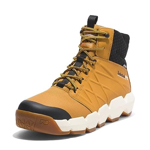 Timberland PRO Men's Morphix 6 Inch Composite Safety Toe Waterproof Industrial Casual Sneaker Boot, Wheat-2024 New, 9
