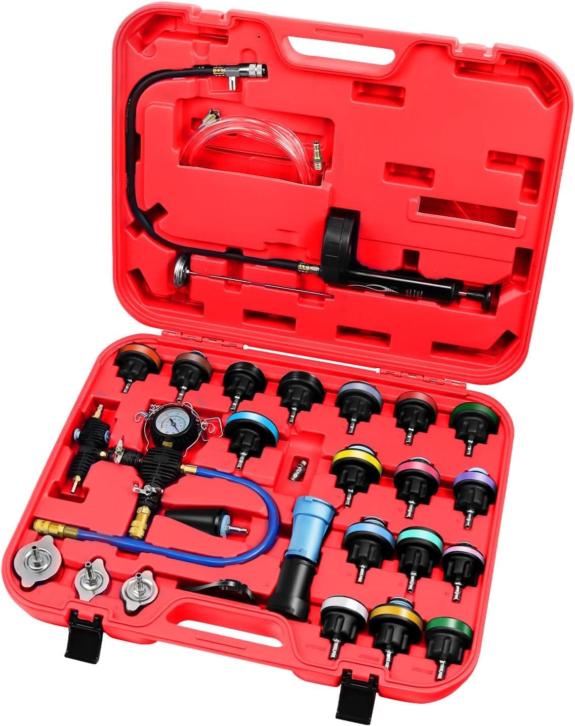 JIFETOR Cooling System Vacuum Purge Radiator Coolant Refill Tool Kit