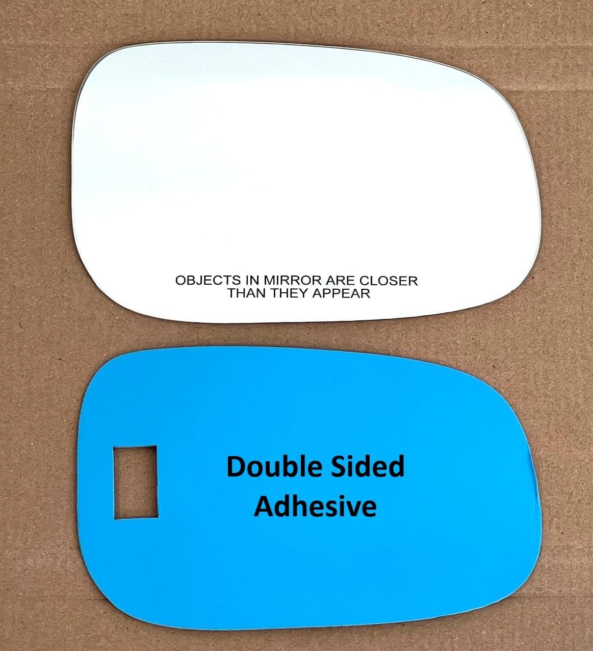 New Replacement Mirror Glass with Full Size Adhesive for Volvo | 2007-2009 S60 | 2007-2011 S80 S40 V50 V70 | 2008-2013 C30 C70 | Passenger Side View Right RH - Check Year For Fitment