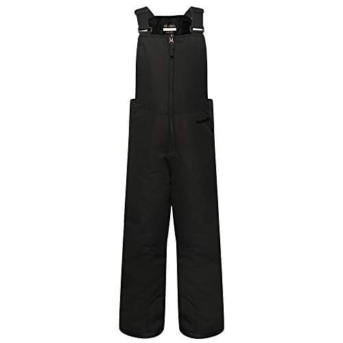 SkiGear Infant/Toddler Chest High Snow Bib Overalls, Charcoal, 12 Months