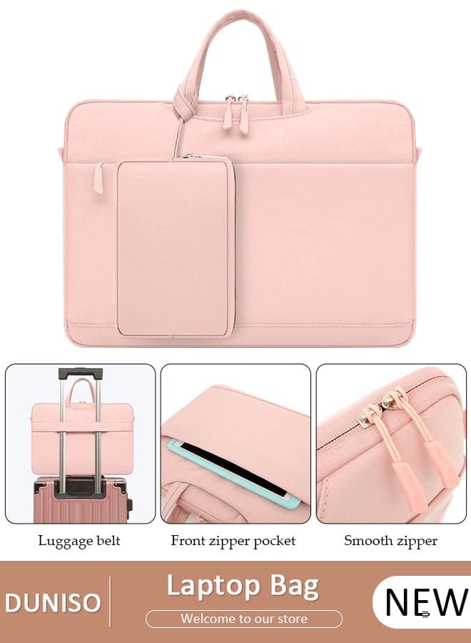 15.6 Inch Laptop Bag Lightweight Computer Bag with Power Pack Travel Business Briefcase Water Resistance Laptop Handbag for Men and Women Work Office