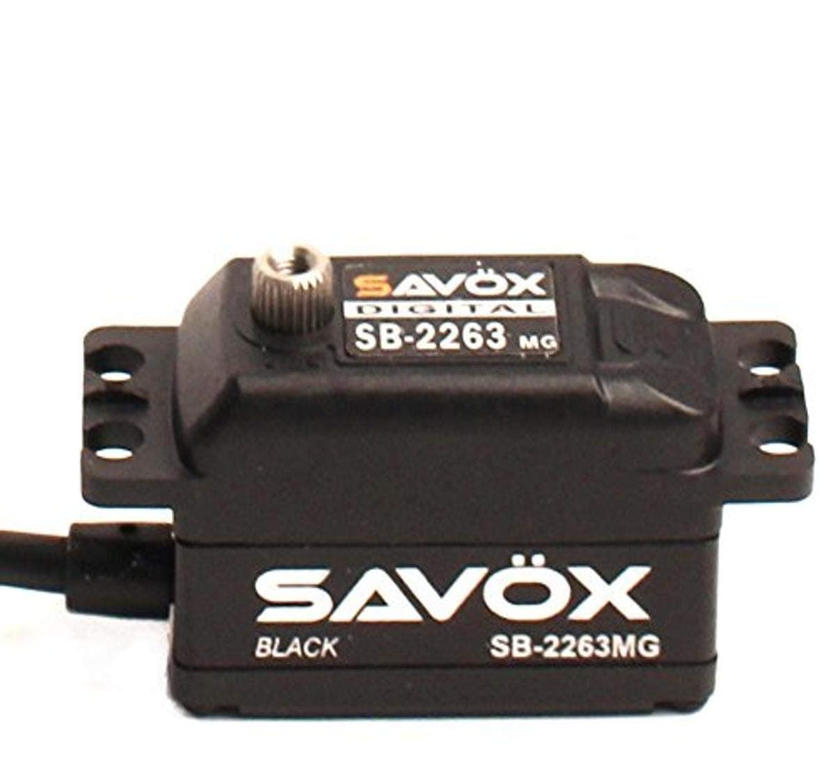 Savox SB-2263MG-Be High Speed, Brushless Motor, Metal Gear, Low Profile Digital Servo, Black Edition (0.076/138.9)