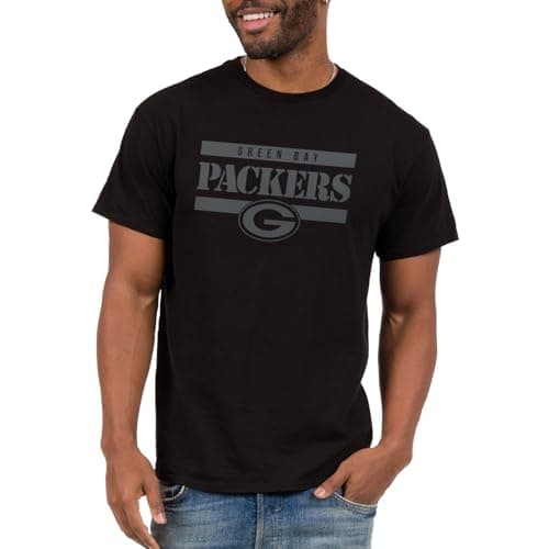 Green Bay Packers NFL Stencil Block Short Sleeve Fan TShirt