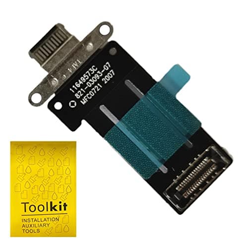 TPhaelay Dock Connector for iPad Pro 11 inch 3rd 4th Gen A2377 A2301 A2759 A2435 iPad Pro 129 5th 6th Generation A2378 A2379 A2436 A2764 2021 2022 Charging Port Replacement Flex CableBlack
