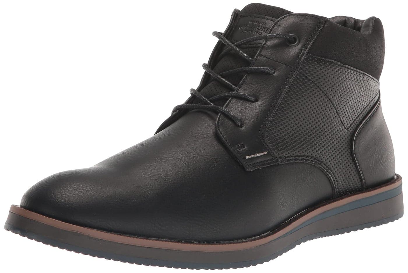 Nunn Bush Men's DC Circuit Plain Toe Chukka Boot with Memory Foam, Black, 10 Medium