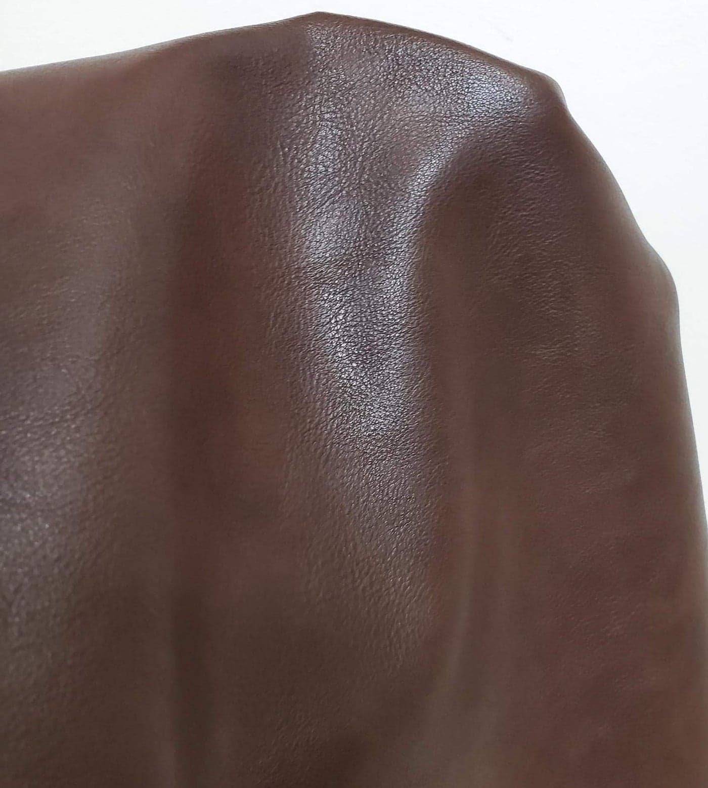 NAT Leathers | Brown pebblegrain Soft Faux Vegan Leather PU (Peta Approved Vegan) | 1 Yard (36 inch x 54 inch Wide) Cut by Yard | Synthetic Pleather 0.9 mm Nappa Upholstery | 36"x54"